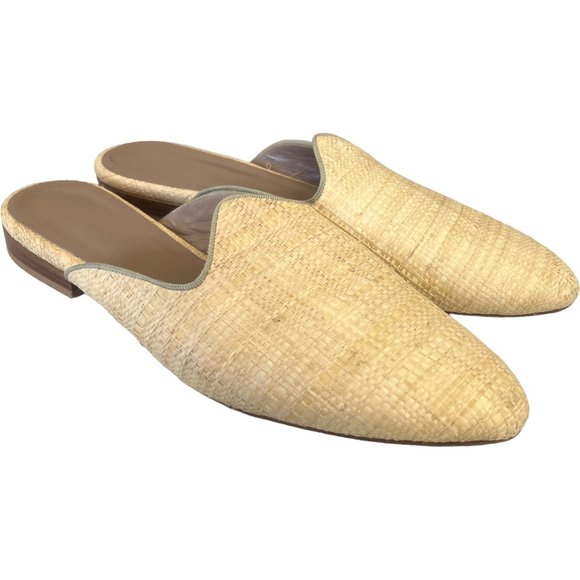Le Monde Beryl Raffia Venetian Mule - Picture 1 of 9